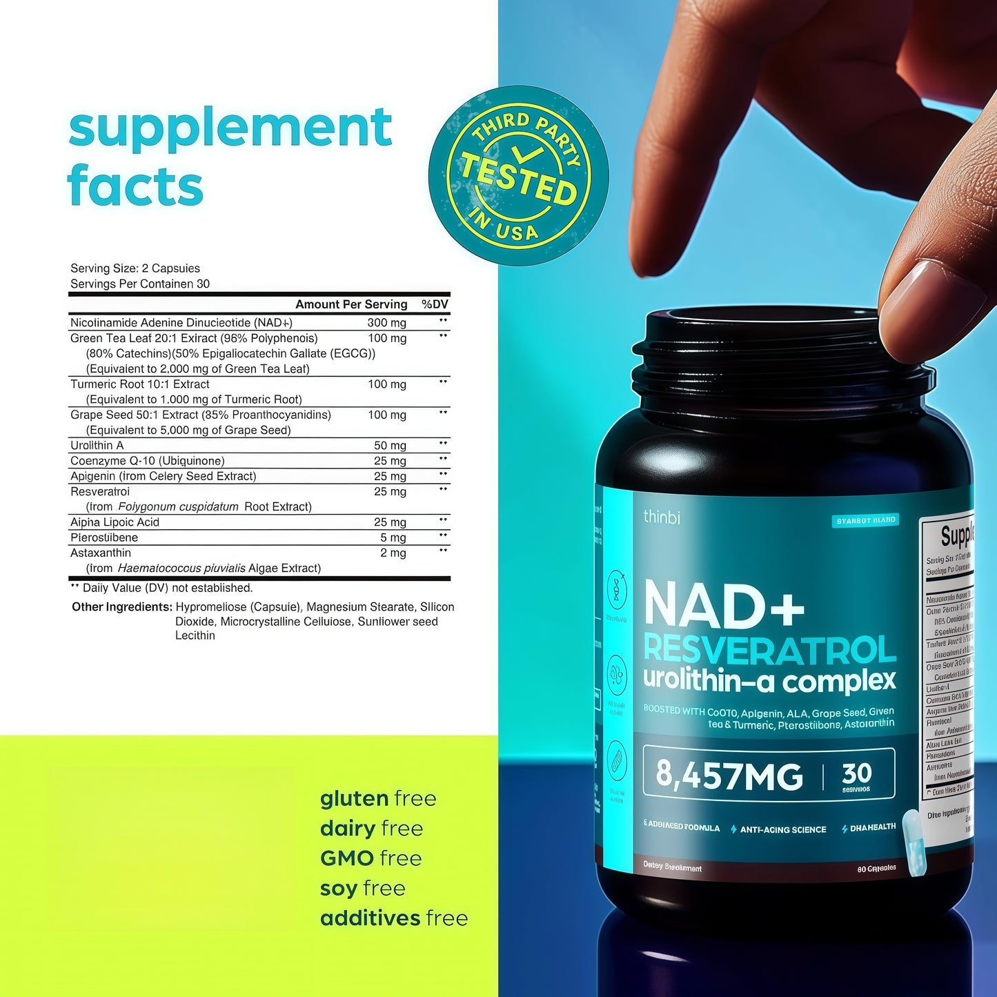 NAD+ Support for Healthy Aging Capsules