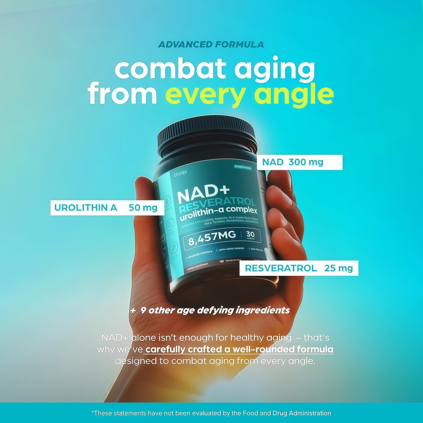NAD+ Support for Healthy Aging Capsules